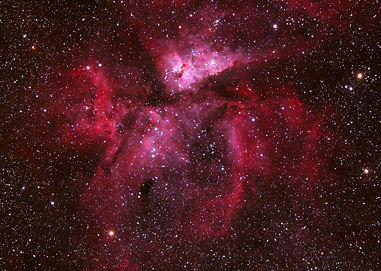 NGC 3372, aufgenommen mit Celestron Onyx ED80